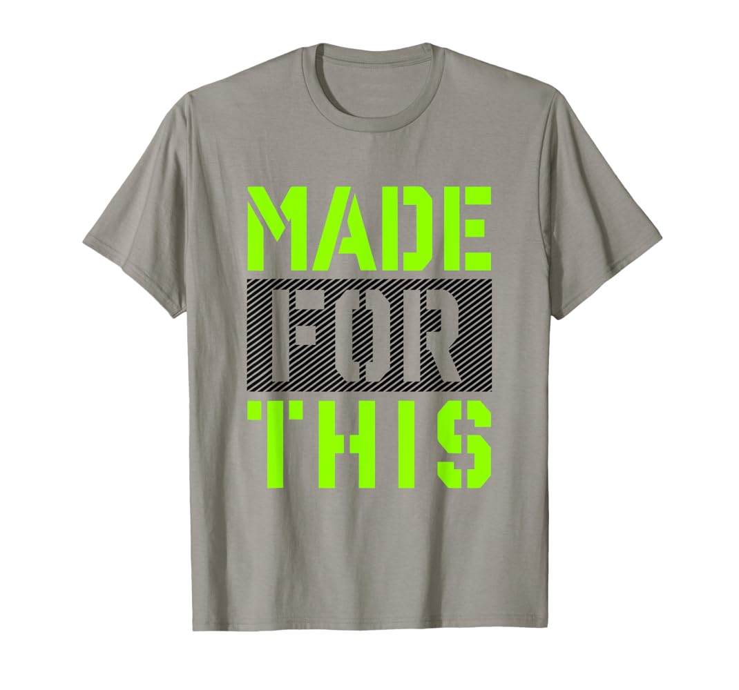 Amazon.com: Unique Design Athletic Neon Green Graphic Made